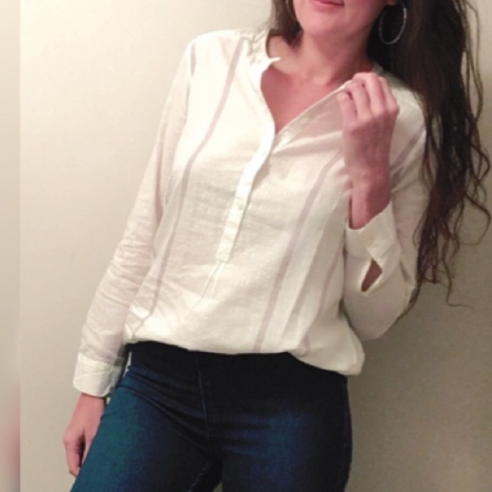 Lucky Brand🍀 w/ tags! White w/ gold threading ✨✨